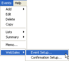 WebSalesEventSetupMenu